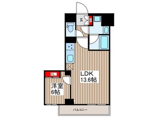 ＧＥＮＯＶＩＡ鐘ヶ淵の物件間取画像